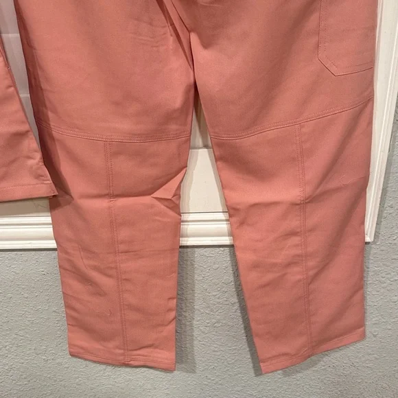 Figs Women's Top in Coral - Picture 10 of 12